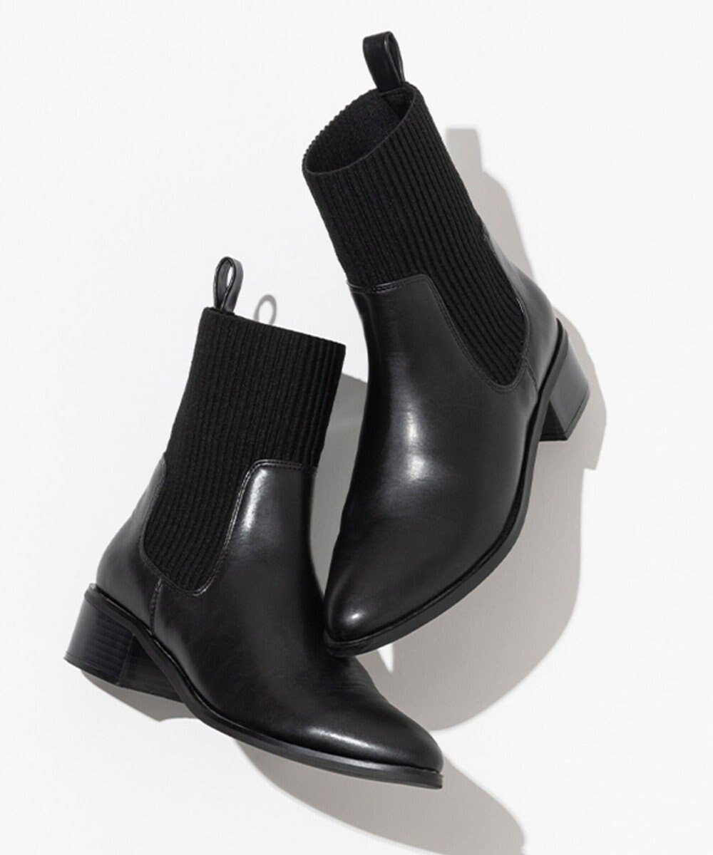 【エニー/ANY】のニットコンビブーツ 人気、トレンドファッション・服の通販 founy(ファニー) 　ファッション　Fashion　レディースファッション　Fashion for Women　コンビ　Combo, Combination Style　シューズ　Shoes, Footwear　ショート　Short, Short Length　スマホ　Smartphone, Mobile Device　スマート　Smart, Elegant　A/W・秋冬　Autumn/Winter　再入荷　Restock / Back in Stock　 other-1|ID: prp329100004632035 ipo3291000000034391032