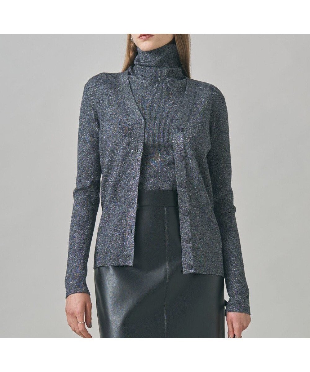 【アイシービー/iCB】の【洗える】 エクストラファインメリノリブ Vネックカーディガン インテリア・キッズ・メンズ・レディースファッション・服の通販 founy(ファニー) ファッション Fashion レディースファッション Fashion for Women トップス・カットソー Cut & Sew Tops カーディガン・羽織り Layered Style Cardigans Vネックトップス V-Neck Tops / V-Cut Neckline Shirts 洗える Machine Washable カーディガン Cardigan, Knitwear 羽織 Haori, Light Jacket A/W・秋冬 Autumn/Winter おすすめ Recommended / Our Picks エレガント 上品 Elegant 2025年 2025 2025-2026秋冬・A/W Autumn/Winter 2025–26 AW25–26 グレーラメ系|ID: prp329100004632041 ipo3291000000034189300