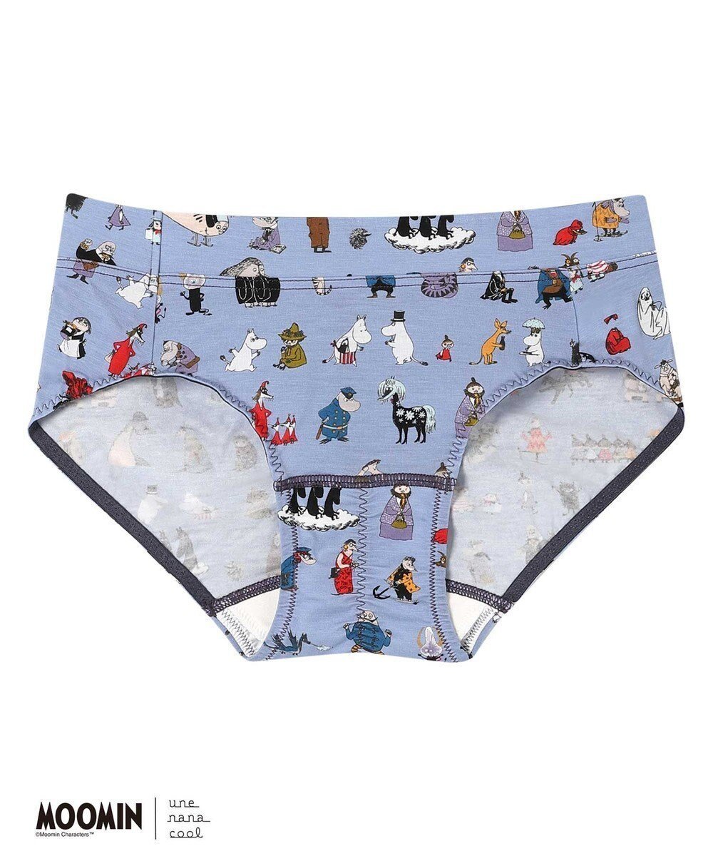 【ウンナナクール/une nana cool】の【ムーミン】 MOOMIN * une nana cool サニタリーショーツ インテリア・キッズ・メンズ・レディースファッション・服の通販 founy(ファニー) 　ファッション　Fashion　レディースファッション　Fashion for Women　アンダー　Underwear Essentials　ギャザー　Gathered, Ruffled　コラボ　Collaboration, Collab　ショーツ　Shorts, Short Pants　フィット　Fit, Slim Fit　ボーダー　Border, Stripe　新作・新入荷　New Arrivals / New In　SX|ID: prp329100004632062 ipo3291000000033334338
