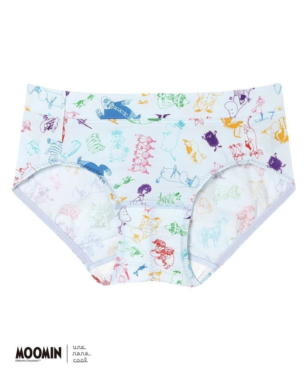 【ウンナナクール/une nana cool】の【ムーミン】 MOOMIN * une nana cool サニタリーショーツ インテリア・キッズ・メンズ・レディースファッション・服の通販 founy(ファニー) 　ファッション　Fashion　レディースファッション　Fashion for Women　アンダー　Underwear Essentials　ギャザー　Gathered, Ruffled　コラボ　Collaboration, Collab　ショーツ　Shorts, Short Pants　フィット　Fit, Slim Fit　ボーダー　Border, Stripe　新作・新入荷　New Arrivals / New In　TU|ID: prp329100004632062 ipo3291000000033334339