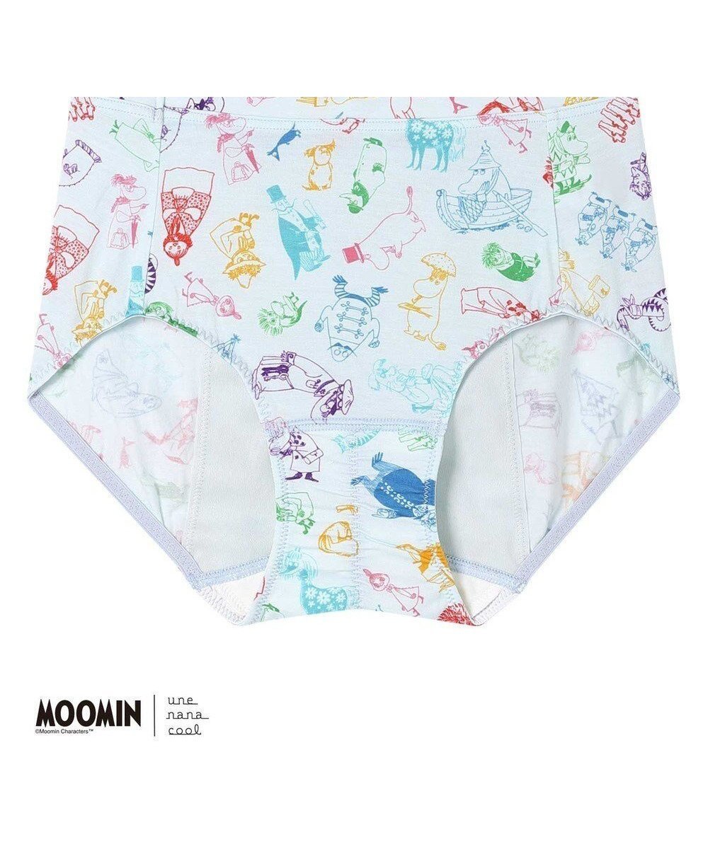 【ウンナナクール/une nana cool】の【ムーミン】 MOOMIN * une nana cool ナイト用サニタリーショーツ インテリア・キッズ・メンズ・レディースファッション・服の通販 founy(ファニー) 　ファッション　Fashion　レディースファッション　Fashion for Women　アンダー　Underwear Essentials　ギャザー　Gathered, Ruffled　コラボ　Collaboration, Collab　ショーツ　Shorts, Short Pants　フィット　Fit, Slim Fit　ボーダー　Border, Stripe　おすすめ　Recommended / Our Picks　TU|ID: prp329100004632066 ipo3291000000033334368