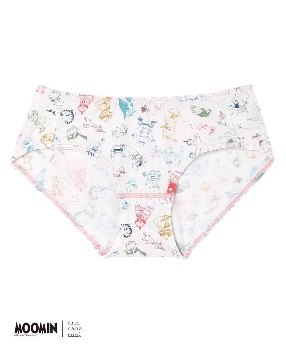 【ウンナナクール/une nana cool】の【ムーミン】 MOOMIN * une nana cool ショーツ インテリア・キッズ・メンズ・レディースファッション・服の通販 founy(ファニー) 　ファッション　Fashion　レディースファッション　Fashion for Women　アンダー　Underwear Essentials　コラボ　Collaboration, Collab　ショーツ　Shorts, Short Pants　フィット　Fit, Slim Fit　ボーダー　Border, Stripe　GY|ID: prp329100004632072 ipo3291000000033334392