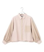【ジェイプレスヨークストリート/J.PRESS YORK STREET】の【WOMEN】タイプライター ショートブラウス ベージュ系1|ID: prp329100004632112 ipo3291000000033334611