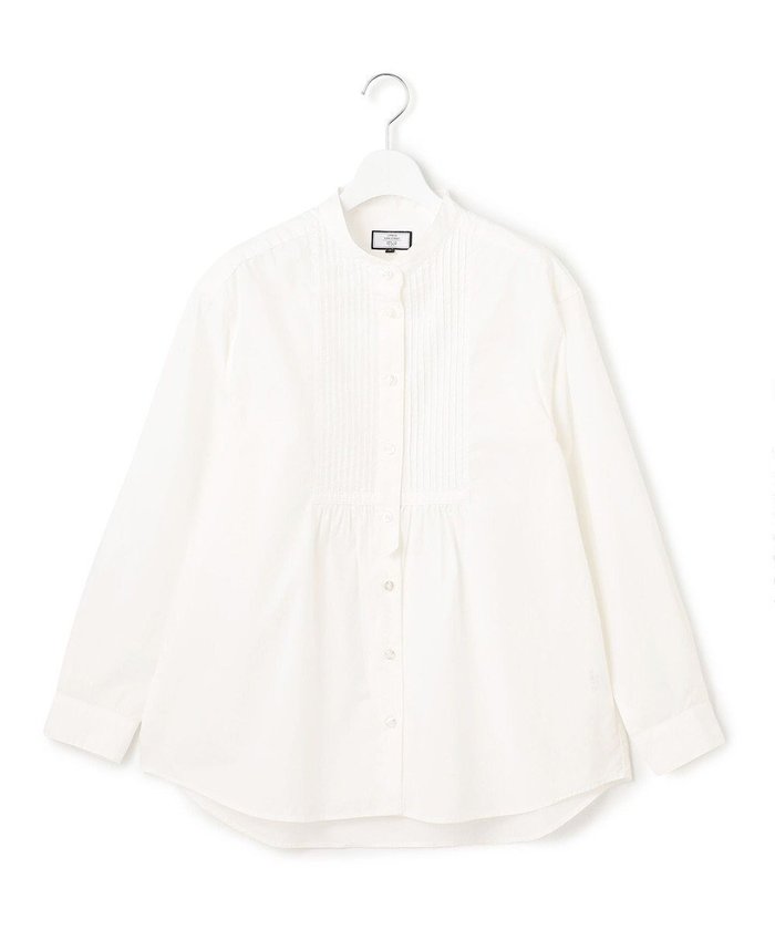【ジェイプレスヨークストリート/J.PRESS YORK STREET】の【WOMEN】コットンタイプライターストライプ ブラウス インテリア・キッズ・メンズ・レディースファッション・服の通販 founy(ファニー) https://founy.com/ ファッション Fashion レディースファッション Fashion for Women トップス・カットソー Cut & Sew Tops シャツ・ブラウス・オフィスカジュアル Elegant Blouses & Button-Ups カーゴパンツ Cargo Pants, Utility Pants クラシカル Classical, Vintage-Inspired スラックス Slacks, Dress Pants ダウン Down, Puffer チェック Check, Plaid, Tartan デニム Denim, Jeans Material ドレス Dress, One-Piece ドレープ Drape, Draping Fabric 定番 Standard, Basic Item なめらか Smooth, Silky Texture バランス Balance, Style Balance フロント Front, Front Design モダン Modern, Contemporary ヨーク Yoke, Yoke Design リラックス Relax, Relaxed Fit A/W・秋冬 Autumn/Winter エレガント 上品 Elegant |ID: prp329100004632122 ipo3291000000033334662