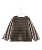 【ジェイプレスヨークストリート/J.PRESS YORK STREET】の【WOMEN】ロングスリーブ ボーダー バスクシャツ ダークブラウン系1|ID: prp329100004632139 ipo3291000000033334750
