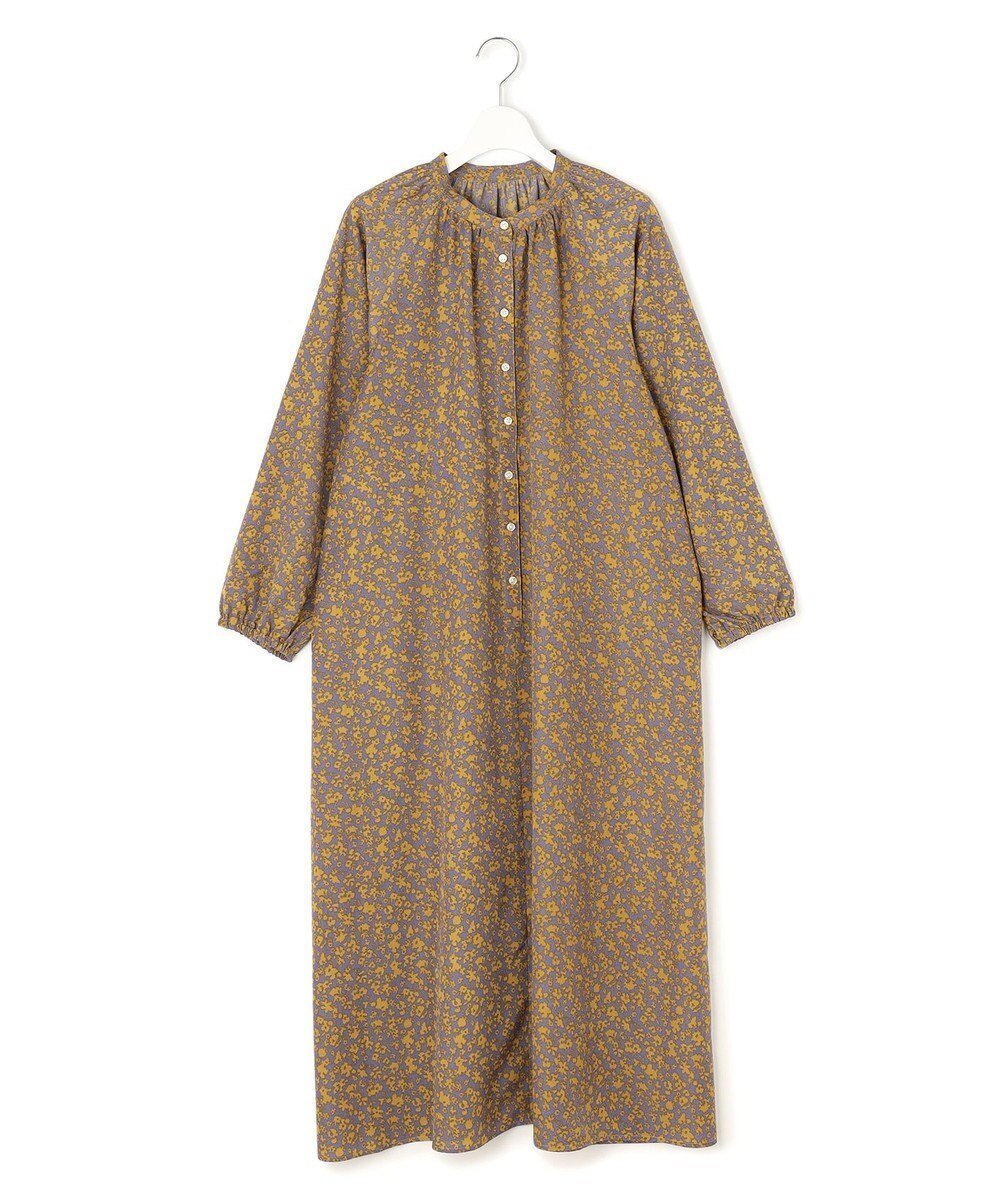 【ジェイプレスヨークストリート/J.PRESS YORK STREET】の【WOMEN】フラワープリント ワンピース 人気、トレンドファッション・服の通販 founy(ファニー) 　ファッション　Fashion　レディースファッション　Fashion for Women　ワンピース　Dresses　フォーマル・パーティードレス・結婚式用ドレス　Elegant & Casual Dresses　スウェット / スエット　Sweatshirt, Sweatwear　スリーブ　Sleeve, Long Sleeve / Short Sleeve　ダウン　Down, Puffer　デニム　Denim, Jeans Material　ドレス　Dress, One-Piece　バランス　Balance, Style Balance　フラワー　Flower, Floral　フレア　Flare, Flared　プリント　Print, Printed Pattern　無地　Plain, Solid Color　リラックス　Relax, Relaxed Fit　A/W・秋冬　Autumn/Winter　 other-1|ID: prp329100004632144 ipo3291000000033334771