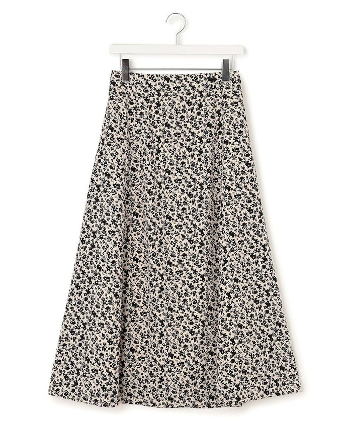 【ジェイプレスヨークストリート/J.PRESS YORK STREET】の【WOMEN】フラワープリント フレアスカート インテリア・キッズ・メンズ・レディースファッション・服の通販 founy(ファニー) https://founy.com/ ファッション Fashion レディースファッション Fashion for Women スカート Skirts Aライン・フレアスカート A-Line & Flared Skirts カットソー Cut and Sewn Top スニーカー Sneakers, Trainers ダウン Down, Puffer フラット Flat, Flat Shoes フラワー Flower, Floral フレア Flare, Flared プリント Print, Printed Pattern 無地 Plain, Solid Color A/W・秋冬 Autumn/Winter エレガント 上品 Elegant |ID: prp329100004632154 ipo3291000000035770543