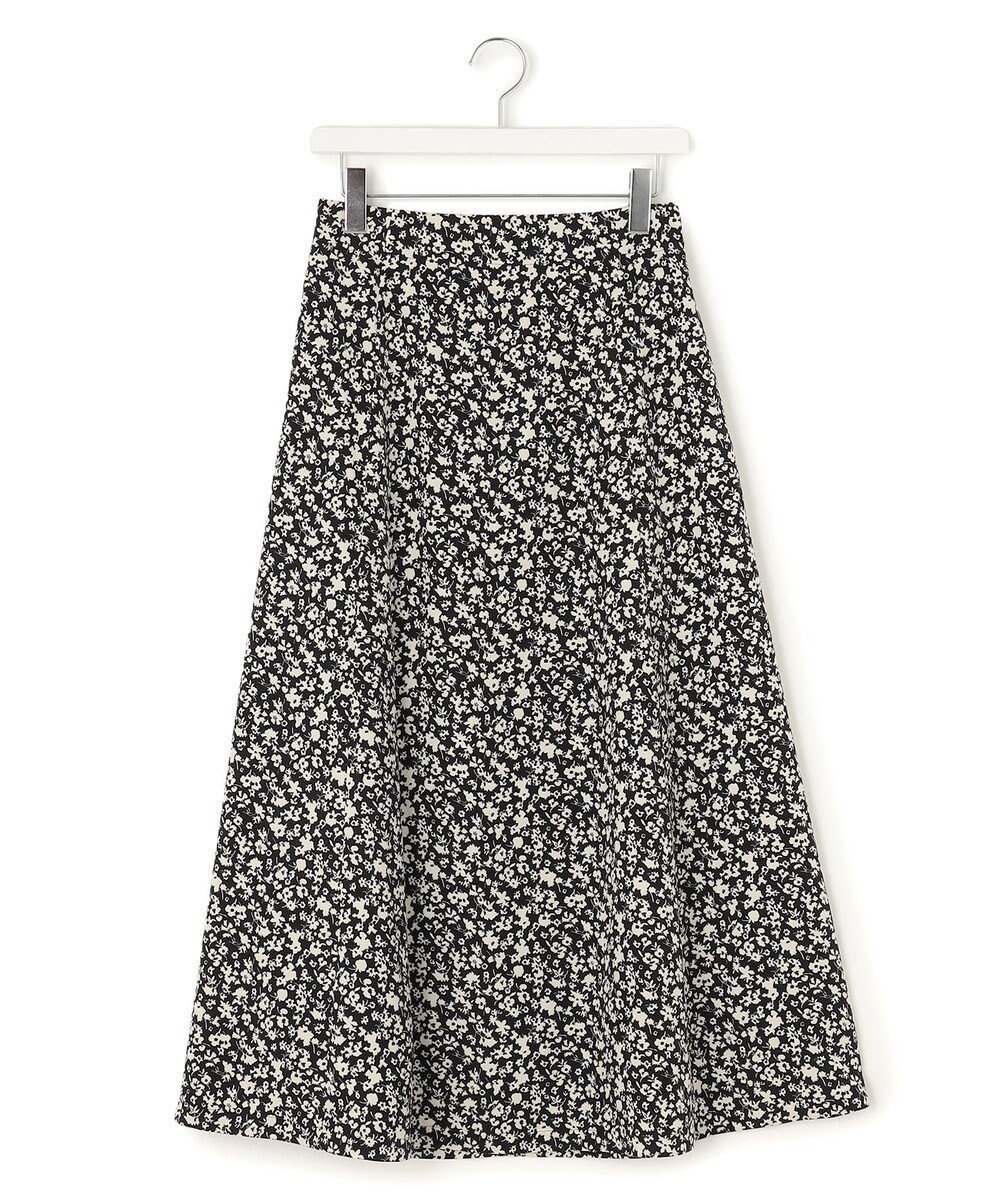 【ジェイプレスヨークストリート/J.PRESS YORK STREET】の【WOMEN】フラワープリント フレアスカート インテリア・キッズ・メンズ・レディースファッション・服の通販 founy(ファニー) ファッション Fashion レディースファッション Fashion for Women スカート Skirts Aライン・フレアスカート A-Line & Flared Skirts カットソー Cut and Sewn Top スニーカー Sneakers, Trainers ダウン Down, Puffer フラット Flat, Flat Shoes フラワー Flower, Floral フレア Flare, Flared プリント Print, Printed Pattern 無地 Plain, Solid Color A/W・秋冬 Autumn/Winter エレガント 上品 Elegant ブラック系5|ID: prp329100004632154 ipo3291000000035770549