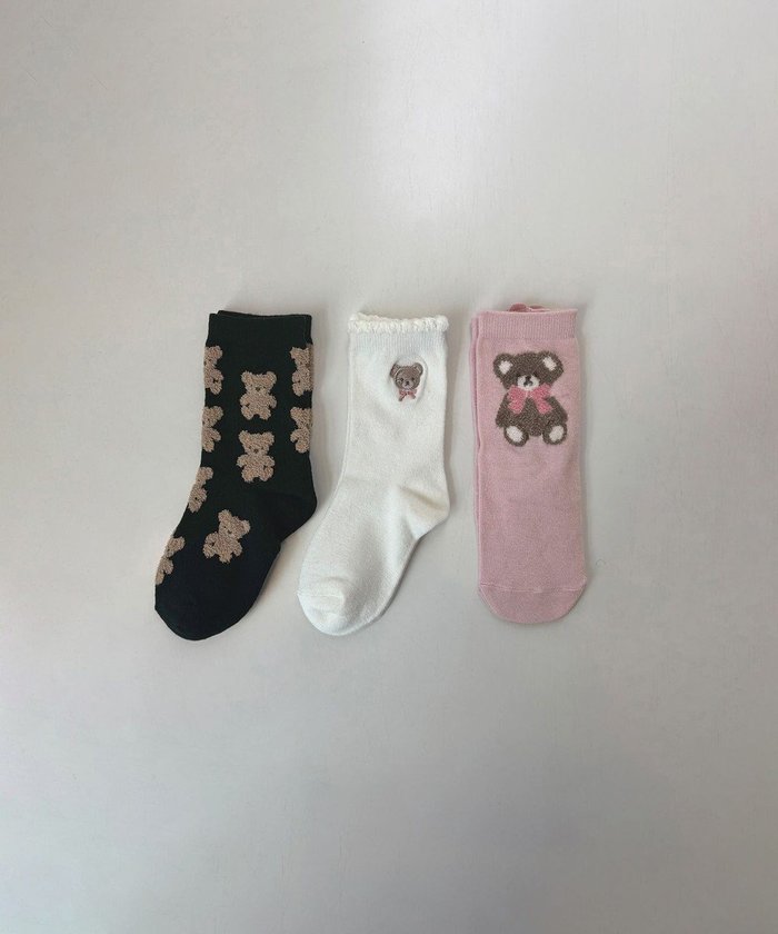 【エニィ/ANY / KIDS】の【3点セット】ソックス (くま) インテリア・キッズ・メンズ・レディースファッション・服の通販 founy(ファニー) https://founy.com/ ファッション Fashion キッズファッション Fashion for Kids ガーリー Girly, Feminine Style スマホ Smartphone, Mobile Device ソックス Socks, Hosiery 人気 Popular, Best Seller 再入荷 Restock / Back in Stock お家時間・ステイホーム Stay Home / At Home |ID: prp329100004632916 ipo3291000000033883360