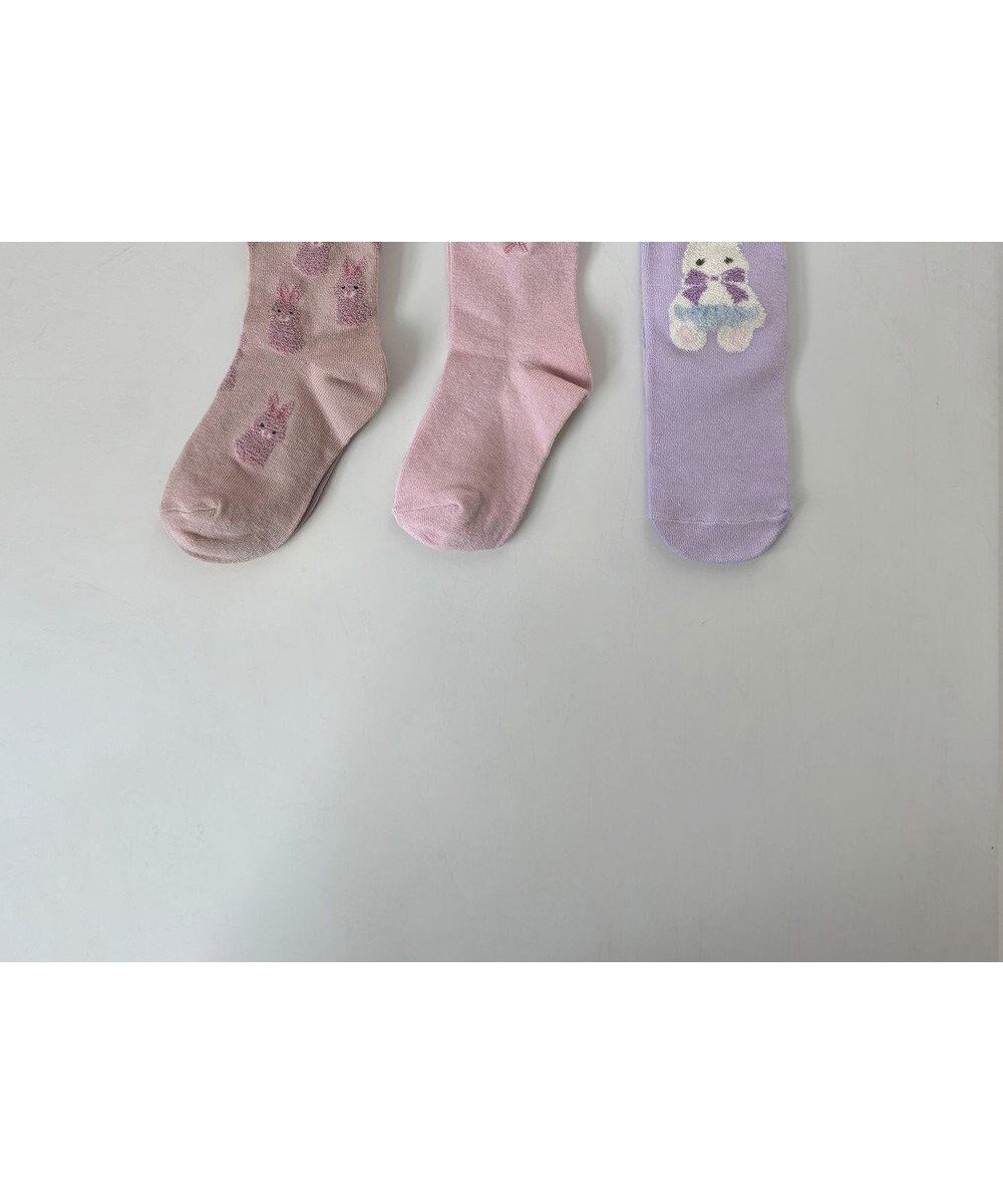 【エニィ/ANY / KIDS】の【3点セット】ソックス (うさぎ) 人気、トレンドファッション・服の通販 founy(ファニー) 　ファッション　Fashion　キッズファッション　Fashion for Kids　ガーリー　Girly, Feminine Style　スマホ　Smartphone, Mobile Device　ソックス　Socks, Hosiery　人気　Popular, Best Seller　ラベンダー　Lavender　再入荷　Restock / Back in Stock　お家時間・ステイホーム　Stay Home / At Home　 other-1|ID: prp329100004632917 ipo3291000000033873239