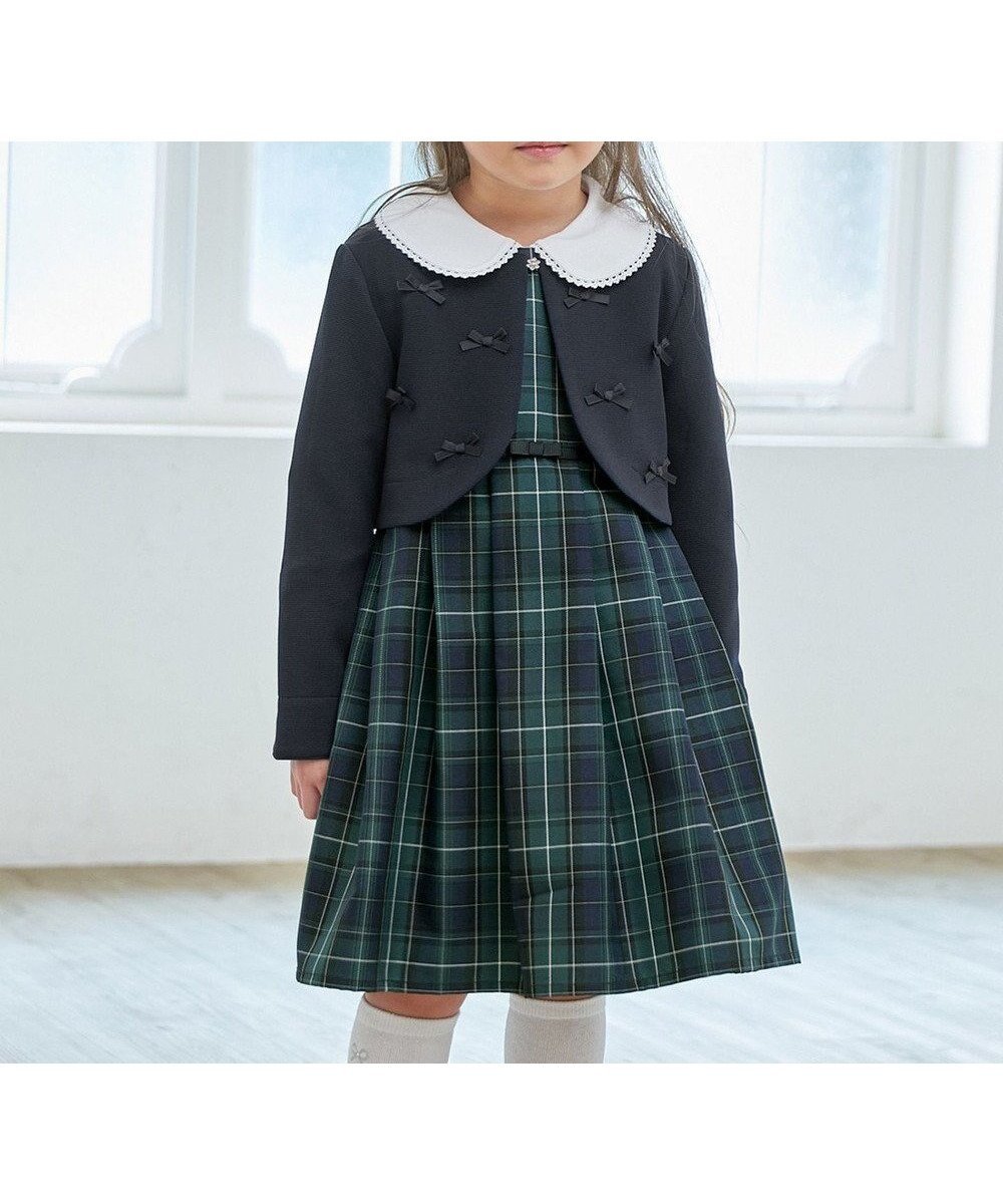 【エニィ/ANY / KIDS】のチェック柄ジャンパースカート インテリア・キッズ・メンズ・レディースファッション・服の通販 founy(ファニー) ファッション Fashion キッズファッション Fashion for Kids ワンピース Dresses おすすめ Recommended / Our Picks インナー Innerwear セレモニー Ceremony チェック Check, Plaid, Tartan ハンカチ Handkerchief, Hanky フレア Flare, Flared ポケット Pocket, Pocket Detail リボン Ribbon, Bow エレガント 上品 Elegant 入学式 Entrance Ceremony 夏 Summer 春 Spring S/S・春夏 SS, Spring/Summer, Warm Season 結婚式 Wedding ブラックウォッチ|ID: prp329100004632930 ipo3291000000034294899