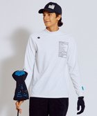【ピーダブリュサーキュラス/PW CIRCULUS / MEN】の【吸水速乾 / UV遮蔽率99.5% UVカット / ストレッチ】【MEN】ロングスリーブモックT ゴルフ 人気、トレンドファッション・服の通販 founy(ファニー) ファッション Fashion メンズファッション Fashion for Men トップス・カットソー Cut & Sew Tops メンズシャツ Shirts 秋 Autumn カットソー Cut and Sewn Top 吸水 Absorbent, Quick-Dry シンプル Simple, Minimal ストレッチ Stretch, Stretchy Fabric プリント Print, Printed Pattern モノトーン Monotone, Black and White ロング Long, Long-Length A/W・秋冬 Autumn/Winter 夏 Summer ゴルフ Golf 2025年 2025 2025-2026秋冬・A/W Autumn/Winter 2025–26 AW25–26 thumbnail ホワイト系|ID: prp329100004632970 ipo3291000000033440161