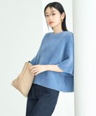 【アンフィーロ 自由区/UNFILO】のナイロンシャギー ハーフスリーブプルオーバー 人気、トレンドファッション・服の通販 founy(ファニー) ファッション Fashion レディースファッション Fashion for Women トップス・カットソー Cut & Sew Tops ニット Knit Tops & Sweaters カジュアルプルオーバー・ニットトップス Pullovers & Knit Tops / Casual Pullovers ウォッシャブル Machine Washable セーター Sweater, Knitwear リラックス Relax, Relaxed Fit エレガント 上品 Elegant 秋 Autumn A/W・秋冬 Autumn/Winter thumbnail [NEW]ブルー|ID: prp329100004633090 ipo3291000000033436015