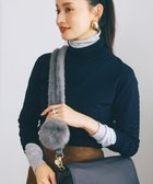 【トプカピ/TOPKAPI】の【TREASURE TOPKAPI】ムートンポーチ付き ショルダーベルト / スマホストラップ グレー|ID: prp329100004633616 ipo3291000000033499135