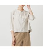 【ジェイ プレス/J.PRESS】のストライプジャージー バックペプラム カットソー グレージュストライプ系|ID: prp329100004633617 ipo3291000000033356790