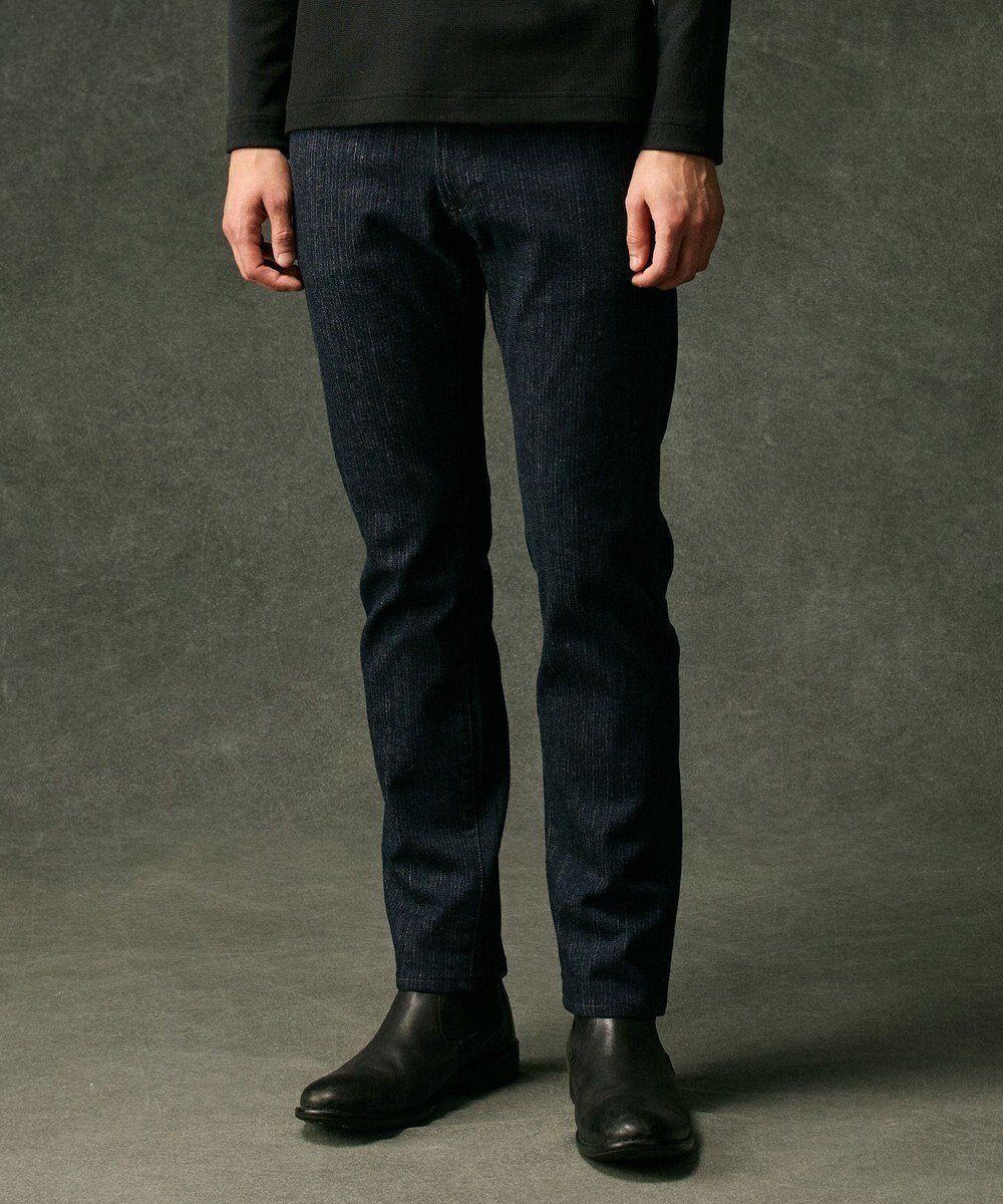 【ジョセフ アブード/JOSEPH ABBOUD / MEN】の【ストレッチ/JAPANファブリック/きれいめ】ストライプジャカード デニム 人気、トレンドファッション・服の通販 founy(ファニー) 　ファッション　Fashion　メンズファッション　Fashion for Men　ボトムス　Bottoms　デニムパンツ・ジーンズ　Denim Pants　シンプル　Simple, Minimal　ジャカード／ジャガード　Jacquard, Woven Pattern　ジャケット　Jacket, Outerwear　ストライプ　Stripe, Striped Pattern　ストレッチ　Stretch, Stretchy Fabric　デニム　Denim, Jeans Material　ファブリック　Fabric, Textile　A/W・秋冬　Autumn/Winter　おすすめ　Recommended / Our Picks　エレガント 上品　Elegant　 other-1|ID: prp329100004633634 ipo3291000000034177116