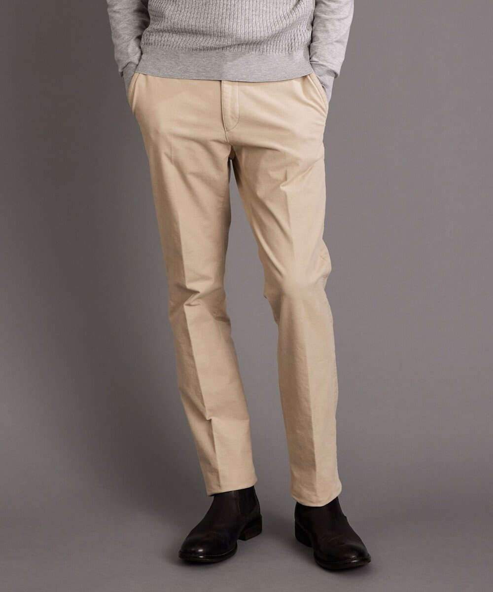【ジョセフ アブード/JOSEPH ABBOUD / MEN】の【ウエストも伸びる!/2WAYストレッチ/暖かい/オーガニック】オーガニックコットン ウオーム パンツ インテリア・キッズ・メンズ・レディースファッション・服の通販 founy(ファニー) 　ファッション　Fashion　メンズファッション　Fashion for Men　ボトムス　Bottoms　ウォーム　Warm Fabric　オーガニック　Organic Cotton　コーデュロイ　Corduroy, Cord Fabric　ストレッチ　Stretch, Stretchy Fabric　防寒　Cold Protection, Winter-Ready　冬　Winter / This Winter　A/W・秋冬　Autumn/Winter　ベージュ系|ID: prp329100004633639 ipo3291000000033564017