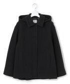 【ジェイプレスヨークストリート/J.PRESS YORK STREET】の【WOMEN】2wayショートウールアンゴラビーバー コート ブラック系|ID: prp329100004633654 ipo3291000000033577498