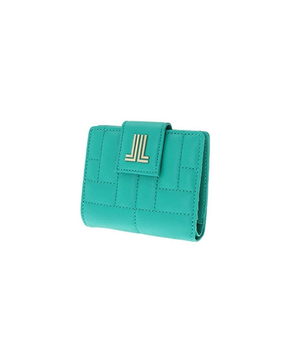 【ランバン オン ブルー/LANVIN en Bleu】のLANVIN en Bleu ランバンオンブルー ベルシー コンパクト財布 インテリア・キッズ・メンズ・レディースファッション・服の通販 founy(ファニー) 　ファッション　Fashion　レディースファッション　Fashion for Women　ミニ財布・二つ折り財布　Wallets & Card Cases　キルティング　Quilted, Quilting　コンパクト　Compact, Small Size　ポケット　Pocket, Pocket Detail　エレガント 上品　Elegant　財布　Wallet, Purse　グリーン|ID: prp329100004633666 ipo3291000000033596850