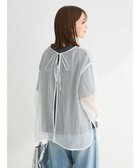 【グリーンパークス/Green Parks】の・ELENCARE DUE 2wayシアーブラウス Off White|ID: prp329100004633683 ipo3291000000033358372