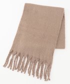 【オンワード クローゼットストア/ONWARD CROSSET STORE】のビッグフリンジ ストール 人気、トレンドファッション・服の通販 founy(ファニー) ファッション Fashion レディースファッション Fashion for Women ショール Shawl, Wrap ストール Stole, Wrap マフラー Scarf, Muffler 再入荷 Restock / Back in Stock A/W・秋冬 Autumn/Winter 軽量 Lightweight, Ultra Light thumbnail モカ|ID: prp329100004633684 ipo3291000000033358447