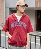 【ウィゴー/WEGO】の【ユニセックス着用ITEM】カレッジロゴジップパーカー(SS) ワイン|ID: prp329100004633772 ipo3291000000033359445