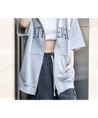 【ウィゴー/WEGO】の【ユニセックス着用ITEM】カレッジロゴジップパーカー(SS) 杢グレー|ID: prp329100004633772 ipo3291000000033359448