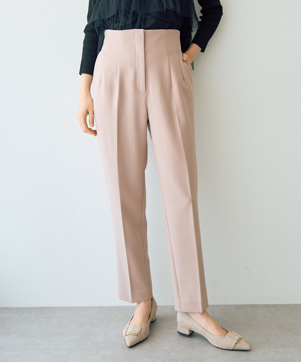 【イェッカ ヴェッカ/YECCA VECCA】のスタイルアップテーパードパンツ インテリア・キッズ・メンズ・レディースファッション・服の通販 founy(ファニー) 　ファッション　Fashion　レディースファッション　Fashion for Women　パンツ　Pants & Trousers　おすすめ　Recommended / Our Picks　スラックス　Slacks, Dress Pants　ポケット　Pocket, Pocket Detail　A/W・秋冬　Autumn/Winter　Pink Beige|ID: prp329100004633779 ipo3291000000033359510