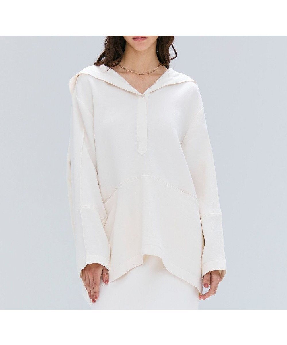 【ベイジ,/BEIGE,】の【洗える】POMONA / Vネックフード付プルオーバー 人気、トレンドファッション・服の通販 founy(ファニー) 　ファッション　Fashion　レディースファッション　Fashion for Women　トップス・カットソー　Cut & Sew Tops　シャツ・ブラウス・オフィスカジュアル　Elegant Blouses & Button-Ups　ロングTシャツ・Tシャツ　Longline T-Shirts & Tees　カジュアルプルオーバー・ニットトップス　Pullovers & Knit Tops / Casual Pullovers　カットソー・ベーシックTシャツ　Cut-and-Sewn Tops / Stretch Tees & Basics　Vネックトップス　V-Neck Tops / V-Cut Neckline Shirts　おすすめ　Recommended / Our Picks　カットソー　Cut and Sewn Top　カーディガン　Cardigan, Knitwear　タートルネック　Turtleneck, High Neck　ボトム　Bottoms, Lower Wear　エレガント 上品　Elegant　洗える　Machine Washable　A/W・秋冬　Autumn/Winter　 other-1|ID: prp329100004633781 ipo3291000000033359526