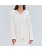 【ベイジ,/BEIGE,】の【洗える】POMONA / Vネックフード付プルオーバー Ecru|ID: prp329100004633781 ipo3291000000033359527