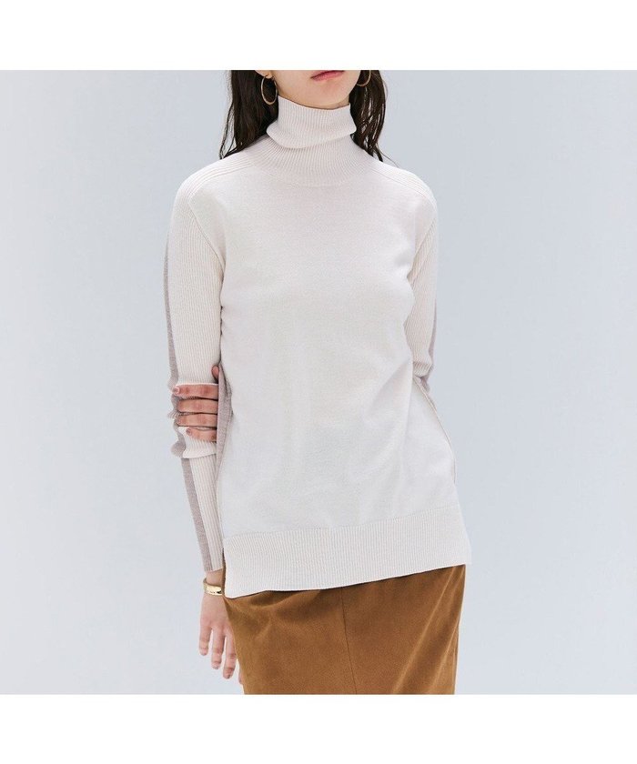 【ベイジ,/BEIGE,】の【洗える・VERY NaVY12月号掲載】LA MONNAIE / バイカラーウールタートルニット インテリア・キッズ・メンズ・レディースファッション・服の通販 founy(ファニー) https://founy.com/ 雑誌掲載アイテム Magazine Picks & Fashion Features ファッション雑誌 Fashion Magazines ヴェリィ VERY ファッション Fashion レディースファッション Fashion for Women トップス・カットソー Cut & Sew Tops ニット Knit Tops & Sweaters 12月号 December Issue おすすめ Recommended / Our Picks インナー Innerwear エレガント 上品 Elegant ジャケット Jacket, Outerwear スリット Slit, Slit Detail セーター Sweater, Knitwear タートルネック Turtleneck, High Neck フィット Fit, Slim Fit ブロック Block, Solid Block Pattern ボトム Bottoms, Lower Wear ロング Long, Long-Length 人気 Popular, Best Seller ビジネス 仕事 通勤 Business / Work / Commuting 洗える Machine Washable A/W・秋冬 Autumn/Winter 雑誌 Magazine, Fashion Magazine |ID: prp329100004633782 ipo3291000000033359538