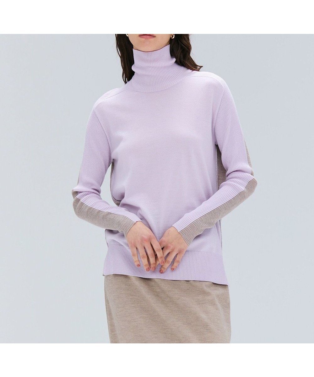 【ベイジ,/BEIGE,】の【洗える・VERY NaVY12月号掲載】LA MONNAIE / バイカラーウールタートルニット インテリア・キッズ・メンズ・レディースファッション・服の通販 founy(ファニー) 雑誌掲載アイテム Magazine Picks & Fashion Features ファッション雑誌 Fashion Magazines ヴェリィ VERY ファッション Fashion レディースファッション Fashion for Women トップス・カットソー Cut & Sew Tops ニット Knit Tops & Sweaters 12月号 December Issue おすすめ Recommended / Our Picks インナー Innerwear エレガント 上品 Elegant ジャケット Jacket, Outerwear スリット Slit, Slit Detail セーター Sweater, Knitwear タートルネック Turtleneck, High Neck フィット Fit, Slim Fit ブロック Block, Solid Block Pattern ボトム Bottoms, Lower Wear ロング Long, Long-Length 人気 Popular, Best Seller ビジネス 仕事 通勤 Business / Work / Commuting 洗える Machine Washable A/W・秋冬 Autumn/Winter 雑誌 Magazine, Fashion Magazine Lilac × Taupe|ID: prp329100004633782 ipo3291000000033819994