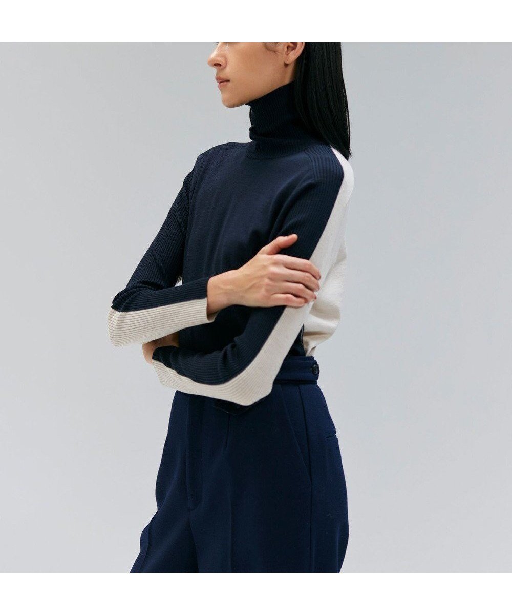 【ベイジ,/BEIGE,】の【洗える・VERY NaVY12月号掲載】LA MONNAIE / バイカラーウールタートルニット インテリア・キッズ・メンズ・レディースファッション・服の通販 founy(ファニー) 雑誌掲載アイテム Magazine Picks & Fashion Features ファッション雑誌 Fashion Magazines ヴェリィ VERY ファッション Fashion レディースファッション Fashion for Women トップス・カットソー Cut & Sew Tops ニット Knit Tops & Sweaters 12月号 December Issue おすすめ Recommended / Our Picks インナー Innerwear エレガント 上品 Elegant ジャケット Jacket, Outerwear スリット Slit, Slit Detail セーター Sweater, Knitwear タートルネック Turtleneck, High Neck フィット Fit, Slim Fit ブロック Block, Solid Block Pattern ボトム Bottoms, Lower Wear ロング Long, Long-Length 人気 Popular, Best Seller ビジネス 仕事 通勤 Business / Work / Commuting 洗える Machine Washable A/W・秋冬 Autumn/Winter 雑誌 Magazine, Fashion Magazine Navy × Bone|ID: prp329100004633782 ipo3291000000033819995