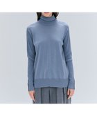 【ベイジ,/BEIGE,】の【洗える・VERY NaVY掲載】LA MONNAIE / バイカラーウールタートルニット Dull Blue × Warm Gray|ID: prp329100004633782 ipo3291000000035574561