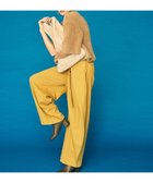 【自由区/JIYU-KU】の【カタログ掲載・洗える】Peソフトツイルラップワイド パンツ マスタード|ID: prp329100004633804 ipo3291000000033599190
