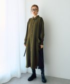 【イェッカ ヴェッカ/YECCA VECCA】のカーゴデザイン配色シャツワンピース Khaki|ID: prp329100004633810 ipo3291000000033359852
