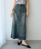 【イェッカ ヴェッカ/YECCA VECCA】のロングデニムスカート 人気、トレンドファッション・服の通販 founy(ファニー) ファッション Fashion レディースファッション Fashion for Women スカート Skirts デニムスカート・カジュアルスカート Denim Skirts スリット Slit, Slit Detail デニム Denim, Jeans Material ポケット Pocket, Pocket Detail ヴィンテージ Vintage Style A/W・秋冬 Autumn/Winter thumbnail Gray|ID: prp329100004633812 ipo3291000000033359875