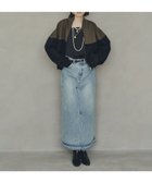 【イェッカ ヴェッカ/YECCA VECCA】のロングデニムスカート 人気、トレンドファッション・服の通販 founy(ファニー) ファッション Fashion レディースファッション Fashion for Women スカート Skirts デニムスカート・カジュアルスカート Denim Skirts スリット Slit, Slit Detail デニム Denim, Jeans Material ポケット Pocket, Pocket Detail ヴィンテージ Vintage Style A/W・秋冬 Autumn/Winter thumbnail Indigo|ID: prp329100004633812 ipo3291000000033359877