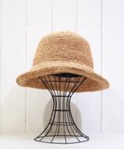 【石田製帽/ISHIDASEIBOU】のラフィア糸入りかぎ編み後染 ショートセーラ ベージュミックス|ID: prp329100004633819 ipo3291000000033359928