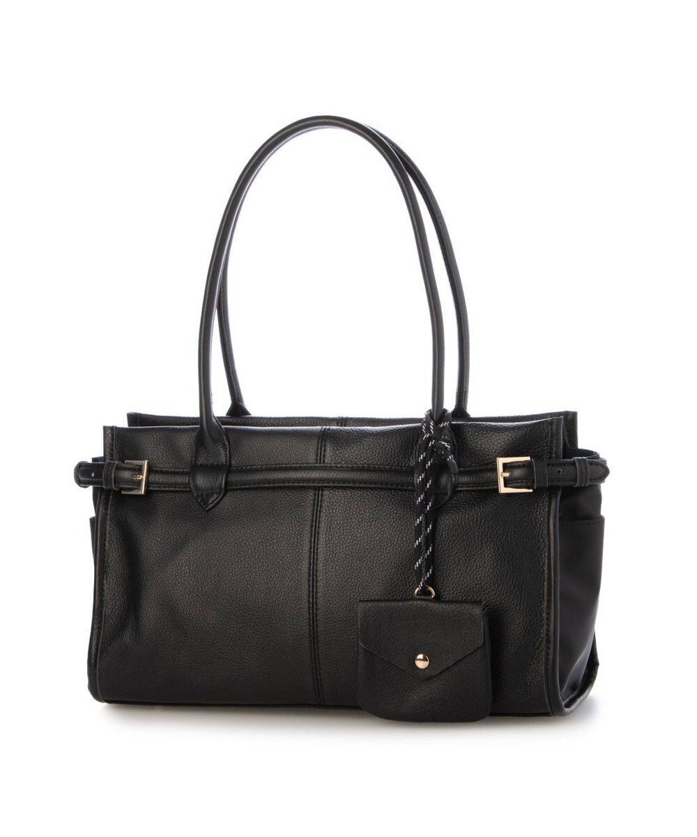 【アンビリオン/UNBILLION】のペルケ perche / 牛革×ナイロンランドスケープトート インテリア・キッズ・メンズ・レディースファッション・服の通販 founy(ファニー) ファッション Fashion レディースファッション Fashion for Women バッグ Bags コンビ Combo, Combination Style ポケット Pocket, Pocket Detail ポーチ Pouch, Small Case 財布 Wallet, Purse 軽量 Lightweight, Ultra Light ブラック|ID: prp329100004633823 ipo3291000000033359960