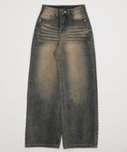 【ウィゴー/WEGO】のブラストバギーデニム デニム中濃色|ID: prp329100004633828 ipo3291000000033360009
