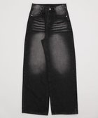 【ウィゴー/WEGO】のブラストバギーデニム ブラック|ID: prp329100004633828 ipo3291000000033360011