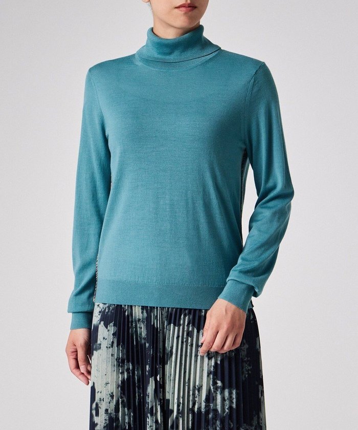 【ポール スミス/Paul Smith】の【洗える】ドレープウール ストライプ タートルネック ニット インテリア・キッズ・メンズ・レディースファッション・服の通販 founy(ファニー) https://founy.com/ ファッション Fashion レディースファッション Fashion for Women トップス・カットソー Cut & Sew Tops ニット Knit Tops & Sweaters タートルネック・ハイネックトップス Turtlenecks & High-Neck Tops おすすめ Recommended / Our Picks インナー Innerwear シンプル Simple, Minimal ジャケット Jacket, Outerwear ストライプ Stripe, Striped Pattern セーター Sweater, Knitwear タートルネック Turtleneck, High Neck ベスト Vest, Waistcoat リラックス Relax, Relaxed Fit エレガント 上品 Elegant 夏 Summer S/S・春夏 SS, Spring/Summer, Warm Season 洗える Machine Washable A/W・秋冬 Autumn/Winter |ID: prp329100004634289 ipo3291000000033623886