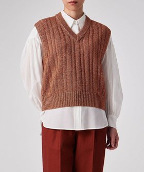 【ポール スミス/Paul Smith】の【洗える】グリッター ニット ベスト 人気、トレンドファッション・服の通販 founy(ファニー) ファッション Fashion レディースファッション Fashion for Women アウター Coat / Outerwear Collection トップス・カットソー Cut & Sew Tops ニット Knit Tops & Sweaters ベスト&ジレ / 重ね着スタイル Vests & Gilets グリッター Glitter, Sparkle ノースリーブ Sleeveless, No-Sleeve ベスト Vest, Waistcoat メタリック Metallic, Shiny Finish 夏 Summer S/S・春夏 SS, Spring/Summer, Warm Season 洗える Machine Washable A/W・秋冬 Autumn/Winter |ID:prp329100004634290