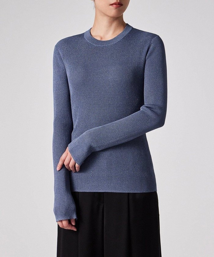 【ポール スミス/Paul Smith】のクラシック リブ ラメ ニット インテリア・キッズ・メンズ・レディースファッション・服の通販 founy(ファニー) https://founy.com/ ファッション Fashion レディースファッション Fashion for Women トップス・カットソー Cut & Sew Tops ニット Knit Tops & Sweaters おすすめ Recommended / Our Picks インナー Innerwear クラシック Classic, Timeless Style スリット Slit, Slit Detail セーター Sweater, Knitwear フィット Fit, Slim Fit 夏 Summer S/S・春夏 SS, Spring/Summer, Warm Season A/W・秋冬 Autumn/Winter |ID: prp329100004634298 ipo3291000000033365839