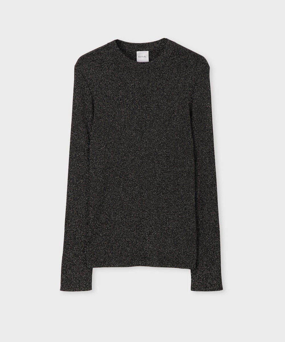 【ポール スミス/Paul Smith】のクラシック リブ ラメ ニット インテリア・キッズ・メンズ・レディースファッション・服の通販 founy(ファニー) 　ファッション　Fashion　レディースファッション　Fashion for Women　トップス・カットソー　Cut & Sew Tops　ニット　Knit Tops & Sweaters　おすすめ　Recommended / Our Picks　インナー　Innerwear　クラシック　Classic, Timeless Style　スリット　Slit, Slit Detail　セーター　Sweater, Knitwear　フィット　Fit, Slim Fit　夏　Summer　S/S・春夏　SS, Spring/Summer, Warm Season　A/W・秋冬　Autumn/Winter　ブラック|ID: prp329100004634298 ipo3291000000033365845