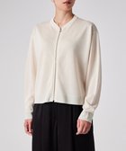 【ポール スミス/Paul Smith】の【洗える】シアー ニット ブルゾン オフホワイト|ID: prp329100004634305 ipo3291000000033365886
