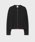 【ポール スミス/Paul Smith】の【洗える】シアー ニット ブルゾン ブラック|ID: prp329100004634305 ipo3291000000033365887