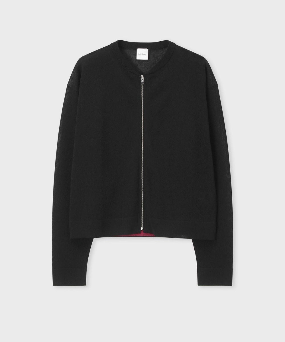 【ポール スミス/Paul Smith】の【洗える】シアー ニット ブルゾン インテリア・キッズ・メンズ・レディースファッション・服の通販 founy(ファニー) 　ファッション　Fashion　レディースファッション　Fashion for Women　アウター　Coat / Outerwear Collection　レディースジャケット・軽アウター　Jackets　ブルゾンジャケット・スポーティアウター　Blouson Jackets　おすすめ　Recommended / Our Picks　シアー　Sheer, See-Through　ジャケット　Jacket, Outerwear　フロント　Front, Front Design　ブルゾン　Blouson, Bomber Jacket　モダン　Modern, Contemporary　夏　Summer　S/S・春夏　SS, Spring/Summer, Warm Season　洗える　Machine Washable　A/W・秋冬　Autumn/Winter　ブラック|ID: prp329100004634305 ipo3291000000033365887