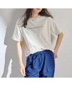 【エニー/ANY】の【洗濯機可/接触冷感/UVケア】オーガビッツロゴテールTシャツ エクリュ|ID: prp329100004634307 ipo3291000000033365900